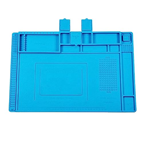 Eieenotee 1 Stück Resistente Silikon-Lötmatte, Reparaturpad, Antistatisch, Magnetisch, Elektronische Reparatur-Arbeitsmatte für Werkbank, Handy-Laptop-Reparatur Eieenotee 1 Stück Resistente Silikon-Lötmatte, Reparaturpad, Antistatisch, Magnetisch, Elektronische Reparatur-Arbeitsmatte für Werkbank, Handy-Laptop-Reparatur von Eieenotee