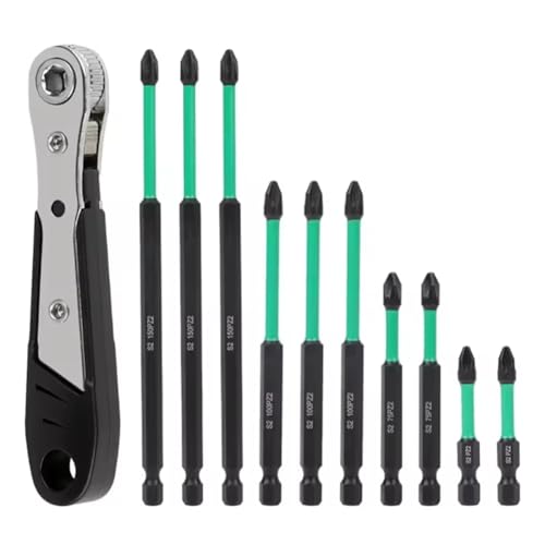 Eieenotee 10 Stück PZ2 Magnetische Schraubendreher-Bits, Robuster Sechskant-Schraubendreher-Bit-Satz, Schalter, Elektriker für Steckdosenschalter, 50/75/100/150 mm Eieenotee 10 Stück PZ2 Magnetische Schraubendreher-Bits, Robuster Sechskant-Schraubendreher-Bit-Satz, Schalter, Elektriker für Steckdosenschalter, 50/75/100/150 mm von Eieenotee