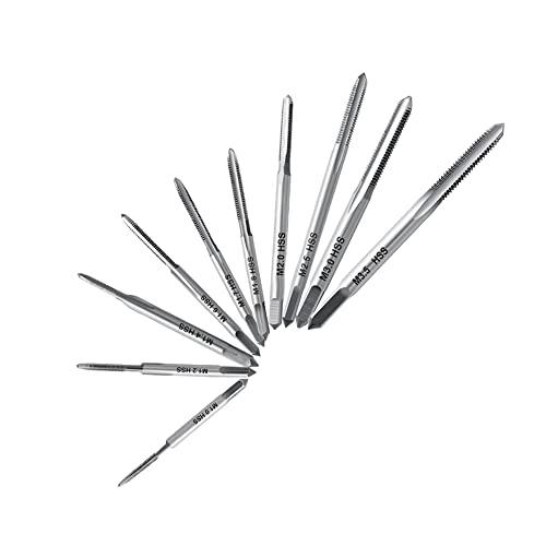 Eieenotee 10-Teilige Mini-Spiralgewindebohrer-Sets Zum Gewindeschneiden Von Uhren, M1-M3.5 Eieenotee 10-Teilige Mini-Spiralgewindebohrer-Sets Zum Gewindeschneiden Von Uhren, M1-M3.5 von Eieenotee