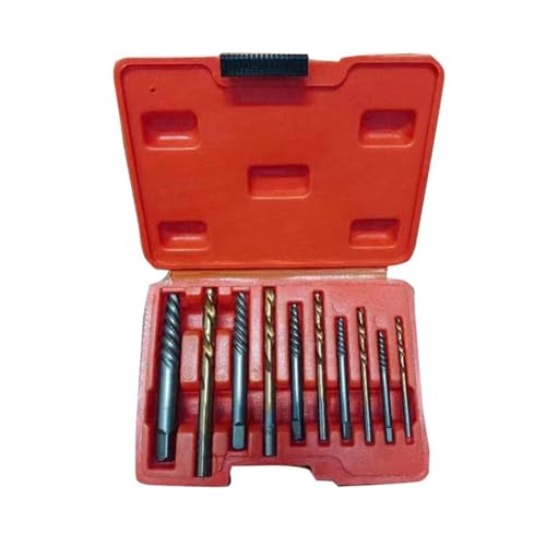 Eieenotee 10-Teiliger Gewindestift-Auszieher, Drahtbruch-Auszieher, Wie Abgebildet. Stahl-Hardware-Werkzeuge Werden zum Entfernen Heruntergefallener Schrauben und Gebrochener Bolzen Verwendet. von Eieenotee