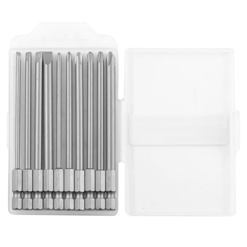 Eieenotee 10-Teiliges Set Schraubendreher-Bit-Set, Magnetischer Schraubendreher-Bit, Sechskantgriff, Pneumatischer Elektrischer Schraubendreher-Bit Eieenotee 10-Teiliges Set Schraubendreher-Bit-Set, Magnetischer Schraubendreher-Bit, Sechskantgriff, Pneumatischer Elektrischer Schraubendreher-Bit von Eieenotee