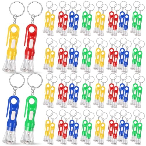 Eieenotee 100 St¨¹ck Mini-Taschenlampen-SCHL¨¹sselanh?nger-Set f¨¹r Kinder, Sortierte Farben, Taschenlampen-SCHL¨¹sselringe LED SCHL¨¹sselanh?nger Camping Party Gef?lligkeit-Set Kit Eieenotee 100 St¨¹ck Mini-Taschenlampen-SCHL¨¹sselanh?nger-Set f¨¹r Kinder, Sortierte Farben, Taschenlampen-SCHL¨¹sselringe LED SCHL¨¹sselanh?nger Camping Party Gef?lligkeit-Set Kit von Eieenotee