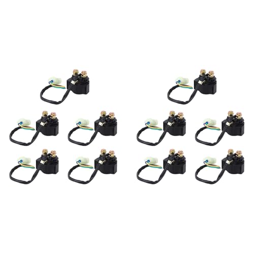 Eieenotee 10X Anlasser Magnet Relais f¨¹r ATV Recon 250 250TE 250TM 2005-2020 35850-HM8-B00 Zubeh?r von Eieenotee