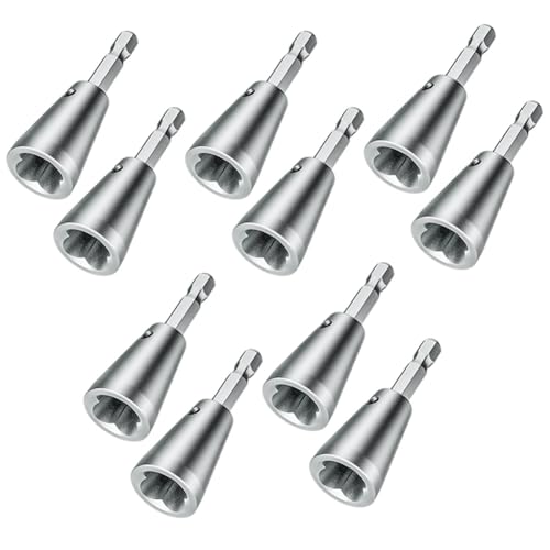 Eieenotee 10X Drahtdrehwerkzeug, Drahtdreher für Bohrmaschine, Drahtmutterdreher, Drahtdrehwerkzeug für Bohrmaschine, Schnelles Abisolieren Von Kabeln Eieenotee 10X Drahtdrehwerkzeug, Drahtdreher für Bohrmaschine, Drahtmutterdreher, Drahtdrehwerkzeug für Bohrmaschine, Schnelles Abisolieren Von Kabeln von Eieenotee