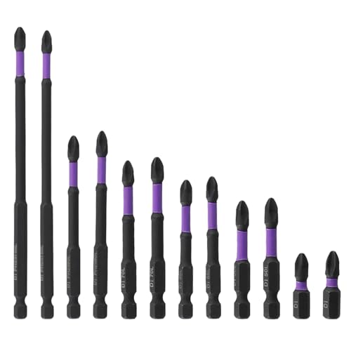 Eieenotee 12-Teiliges 25-150-Mm-Magnet-Schlagbohrer-Set mit Rutschfestem Schraubendreher-Bit für Bohrmaschinen Eieenotee 12-Teiliges 25-150-Mm-Magnet-Schlagbohrer-Set mit Rutschfestem Schraubendreher-Bit für Bohrmaschinen von Eieenotee