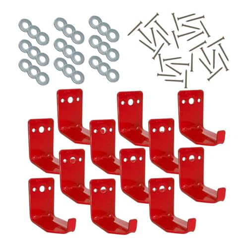 Eieenotee 12er-Pack Feuerlöscher-Wandhalterung, Haken und Halterung für 40 Pfund Feuerlöscher - Halterung für Sicherheitsausrüstung von Eieenotee