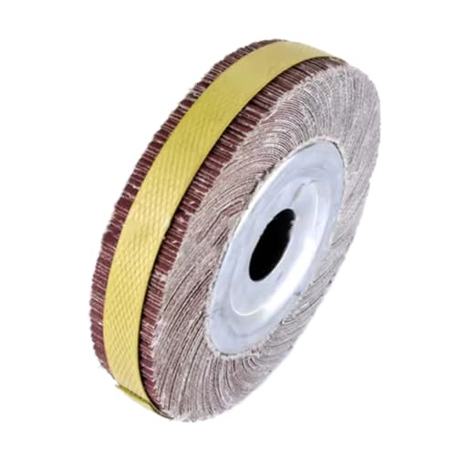 Eieenotee 150x 25mm Schleiflamellenschleifscheibe Stoff-Mop-Rad 150x 25mm Schleiflamellenschleifscheibe für Metallholzpolier- und Schleifarbeiten Eieenotee 150x 25mm Schleiflamellenschleifscheibe Stoff-Mop-Rad 150x 25mm Schleiflamellenschleifscheibe für Metallholzpolier- und Schleifarbeiten von Eieenotee