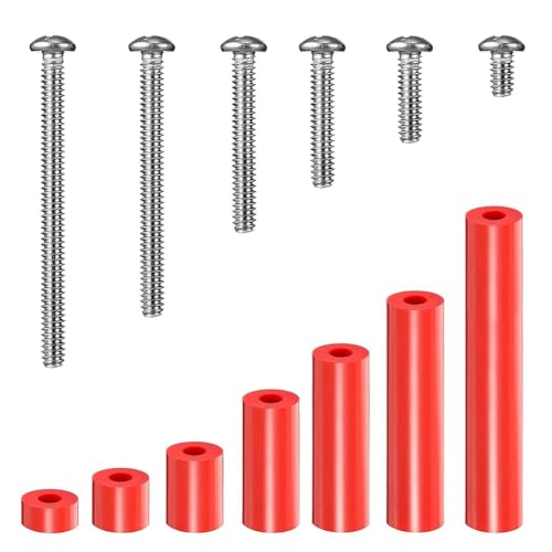 Eieenotee 195-Teiliges Steckdosen-Verl?ngerungsset, 105 Steckdosen-Abstandshalter und 90 St¨¹ck 6-32-Gewinde Flach f¨¹r Haushalt und Industrie von Eieenotee