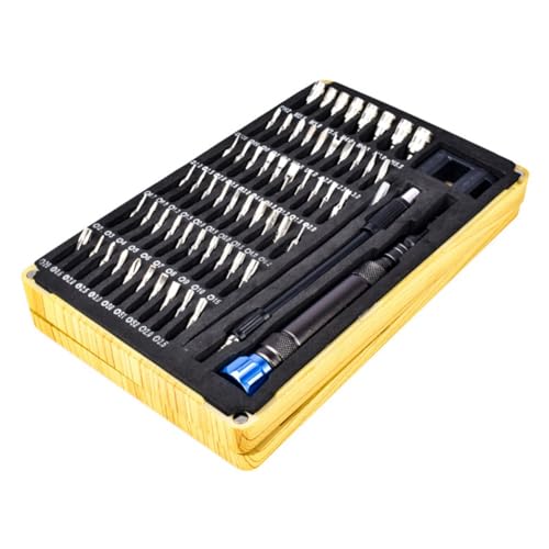 Eieenotee 1Set 64-In-1-Uhr-Handy-Demontage-Wartungswerkzeug Chrom-Vanadium-Stahl-Schraubendreher-Set PC-Schraubendreher-Set Eieenotee 1Set 64-In-1-Uhr-Handy-Demontage-Wartungswerkzeug Chrom-Vanadium-Stahl-Schraubendreher-Set PC-Schraubendreher-Set von Eieenotee