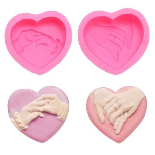 Eieenotee 2-Teilige 3D-Herzform Aus Rotem Silikagel, DIY-Liebessymbol-Kunstkerzen-Gips-Seifen-Harz-Schokoladenform Eieenotee 2-Teilige 3D-Herzform Aus Rotem Silikagel, DIY-Liebessymbol-Kunstkerzen-Gips-Seifen-Harz-Schokoladenform von Eieenotee