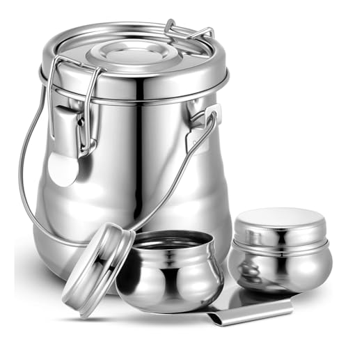 Eieenotee 2-Teiliges Pinselwaschset Aus Edelstahl mit Doppel-Tauchschale und Becher, Pinselreiniger zum Malen, Pinsel-Reinigungsset Eieenotee 2-Teiliges Pinselwaschset Aus Edelstahl mit Doppel-Tauchschale und Becher, Pinselreiniger zum Malen, Pinsel-Reinigungsset von Eieenotee