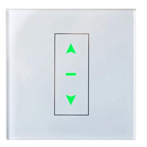 Eieenotee 2-Teiliges Tuya WiFi Smart Touch Button Switch für Verbundene Elektrische Vorhänge, Jalousien, Rolläden in für, Home und, EU-Stecker von Eieenotee