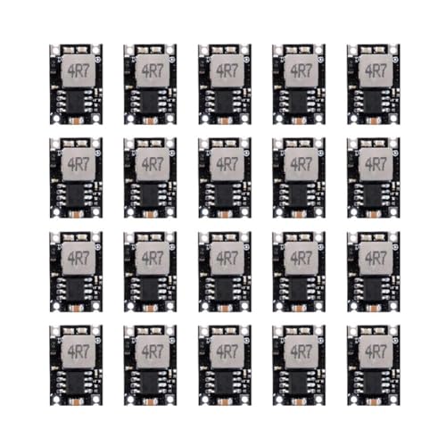 Eieenotee 20 Stück Mini-DC-DC-Abwärtswandlerplatine 5 V-30 V auf 3,3 V Reglerplatine Stromversorgung Abwärtsmodul von Eieenotee