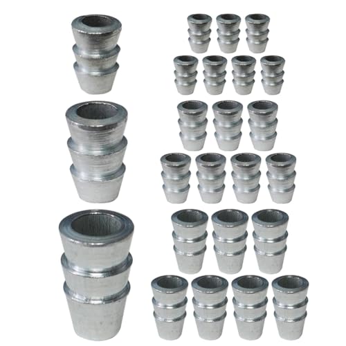Eieenotee 21 PCs Verlängerte Runde -Keilsicherheit Metall Hammergriff Keile Stahl WDD von Eieenotee