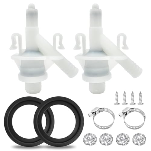 Eieenotee 2er-Pack 385311641 Wasserventil-Set für Sealand/-Toiletten der Serien 300,310,320,321, mit 2 Toiletten-Spülkugeldichtungen Eieenotee 2er-Pack 385311641 Wasserventil-Set für Sealand/-Toiletten der Serien 300,310,320,321, mit 2 Toiletten-Spülkugeldichtungen von Eieenotee