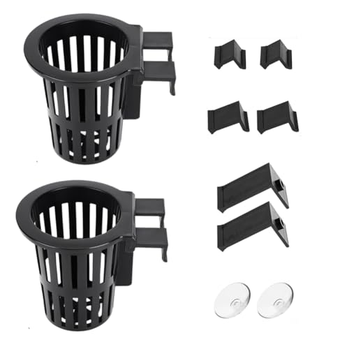 Eieenotee 2er-Pack Aquarium-Pflanzenhalter mit Clips, Geeignet für die Bepflanzung Von Fischbecken. von Eieenotee