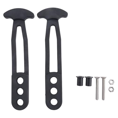Eieenotee 2er-Pack Teleskop-Bootsleiter, Gummigurt, Einstiegsgurt mit Festem Schloss, Verstellbar, 3 Löcher, für Pontonboot-Yachtdach Eieenotee 2er-Pack Teleskop-Bootsleiter, Gummigurt, Einstiegsgurt mit Festem Schloss, Verstellbar, 3 Löcher, für Pontonboot-Yachtdach von Eieenotee