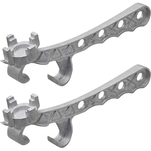 Eieenotee 2x Fassschlüssel Aus Aluminium, Eimeröffner Aus Metall, 5 Gallonen, zum Öffnen Von Fässern mit 10-55 Gallonen, Passend für 2 und 3/4 Spundkappen, Langlebig, Einfach zu Verwenden Eieenotee 2x Fassschlüssel Aus Aluminium, Eimeröffner Aus Metall, 5 Gallonen, zum Öffnen Von Fässern mit 10-55 Gallonen, Passend für 2 und 3/4 Spundkappen, Langlebig, Einfach zu Verwenden von Eieenotee