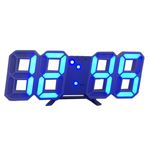 Eieenotee 3D-Digitalwecker, Wand-LED-Uhr, Desktop- mit Temperatur, Geeignet für die Küche zu Hause und das Büro B Eieenotee 3D-Digitalwecker, Wand-LED-Uhr, Desktop- mit Temperatur, Geeignet für die Küche zu Hause und das Büro B von Eieenotee