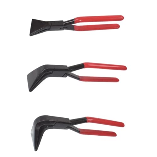 Eieenotee 3PCS Handnäher Blechwerkzeuge mit Gerader, 45° und 90° Metallbiegezange zum Biegen und Glätten Von Blech. von Eieenotee