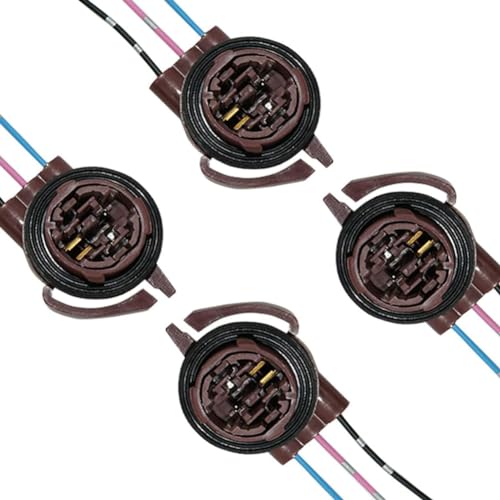 Eieenotee 4 Stück 3157 Vorverdrahtete Kabelbaumbuchsen, Buchsenadapter für Auto-LED-Lampen, Buchsenstecker für Glühbirnen Eieenotee 4 Stück 3157 Vorverdrahtete Kabelbaumbuchsen, Buchsenadapter für Auto-LED-Lampen, Buchsenstecker für Glühbirnen von Eieenotee