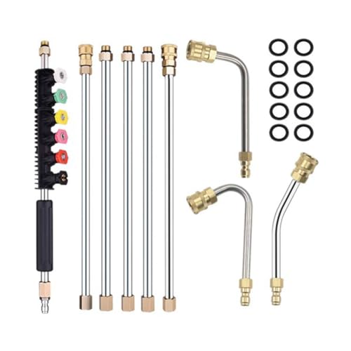 Eieenotee 4000psi Hochdruckreiniger-Verlängerungsstab-Kit mit Sprühdüse, Hochdruckreiniger- für die Dachreinigung, Autowäsche, Langlebig, Einfach zu Verwenden Eieenotee 4000psi Hochdruckreiniger-Verlängerungsstab-Kit mit Sprühdüse, Hochdruckreiniger- für die Dachreinigung, Autowäsche, Langlebig, Einfach zu Verwenden von Eieenotee