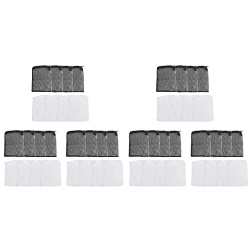 Eieenotee 48 St¨¹ck Aquarium Filter Beutel Media Mesh Filter Tasche Wiederverwendbarer Mesh Tasche f¨¹r Granular Carbon, Bioball und Schwarz Eieenotee 48 St¨¹ck Aquarium Filter Beutel Media Mesh Filter Tasche Wiederverwendbarer Mesh Tasche f¨¹r Granular Carbon, Bioball und Schwarz von Eieenotee