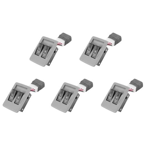 Eieenotee 5X Auto Linke Front Fensterheber Schalter Fensterheber Schalter Taste Autozubeh?r f¨¹r Pride Kk12B-66-350 Kk12B-66-370 von Eieenotee