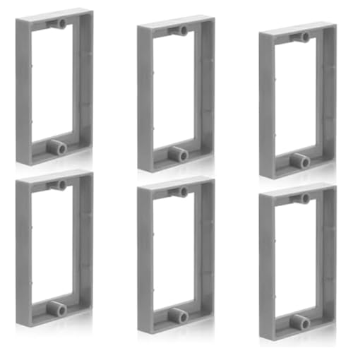 Eieenotee 6 Elektrobox-Extender, 1/2 Einzelsteckdosen-Extender für Elektrosteckdosenschalter von Eieenotee