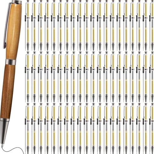 Eieenotee 60pcs Twist-Out-Stift-Kit für Woodturn 7 mm Schlanker Stift für DIY- Schwarz von Eieenotee
