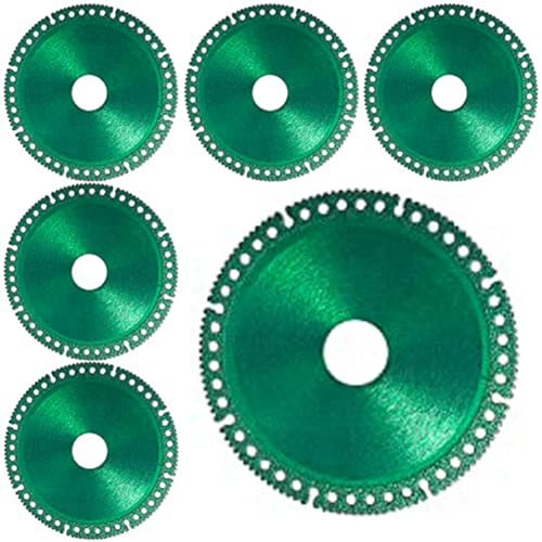 Eieenotee 6PCS Unzerstörbare Scheibe für Schleifer, Composite Multifunktions-Schleifscheiben, Unzerstörbare Scheibe für Gesteinsplatten, Fliesen von Eieenotee