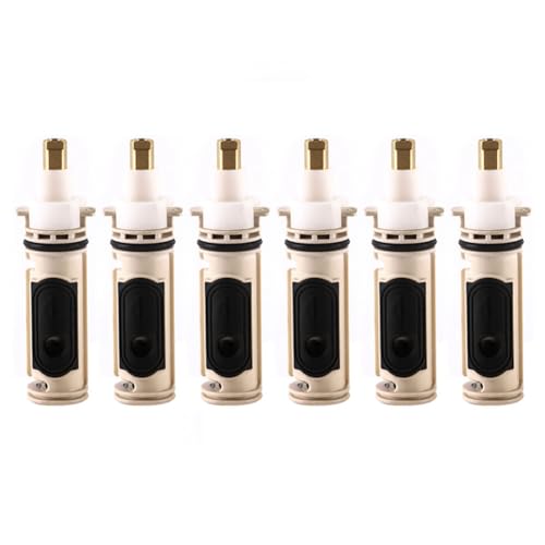 Eieenotee 6er-Pack -Wasserhahnschaft für M1222 Badewannen-Duschkartusche, Messing- und Kunststoff-Duschteile Eieenotee 6er-Pack -Wasserhahnschaft für M1222 Badewannen-Duschkartusche, Messing- und Kunststoff-Duschteile von Eieenotee