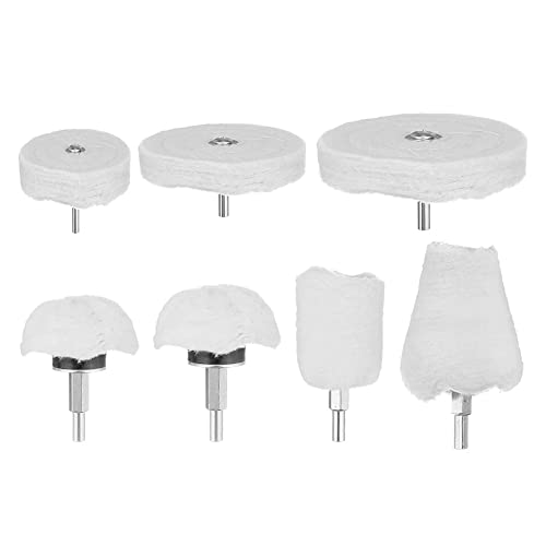 Eieenotee 7-Teiliges Polierscheiben-Set für Bohrer, Polierscheiben-Set für Verteiler für Metall, Aluminium, Edelstahl, Chrom, Schmuck, Schwamm-Polierscheibe, Polierscheibe Eieenotee 7-Teiliges Polierscheiben-Set für Bohrer, Polierscheiben-Set für Verteiler für Metall, Aluminium, Edelstahl, Chrom, Schmuck, Schwamm-Polierscheibe, Polierscheibe von Eieenotee