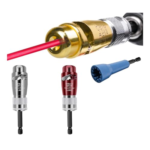 Eieenotee Abisolierwerkzeuge, Elektrische Abisolierzangen für Bohrmaschinen, Drahtschneider für Bohrmaschinen, Schnelles Abisolieren Von Kabeln und Anschlüssen, Langlebig, Einfach zu Verwenden von Eieenotee