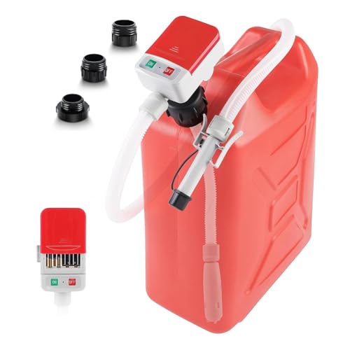 Eieenotee Automatische Kraftstoffübertragung Pumpe 51 '' Extra Langer, 3 Den Adapter für Öl, Benzin Schnell und Sicheres Tragbares Gas Können Pumpen Eieenotee Automatische Kraftstoffübertragung Pumpe 51 '' Extra Langer, 3 Den Adapter für Öl, Benzin Schnell und Sicheres Tragbares Gas Können Pumpen von Eieenotee