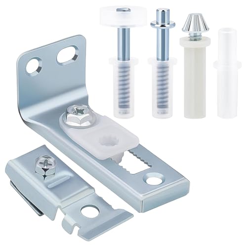 Eieenotee -Bibrold-Tür-Hardware-Reparatur-Kit zum Schiebenschrank-Klammern, Pivots und Radführer von Eieenotee
