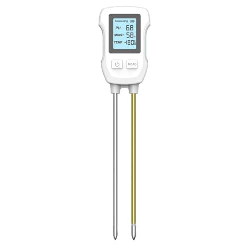 Eieenotee -Boden-PH-Tester LCD-Bildschirm Bodenthermometer PH-Temperatur-Feuchtigkeitsmesser Blumenpflanze Topfpflanzen Bodentester von Eieenotee