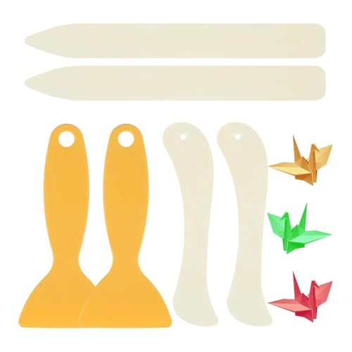Eieenotee Bone Folder Werkzeug Kunststoff Bone Folder Papierfalzbein zum Herstellen Von Papierbastelarbeiten, Quilten und Lederverarbeitung von Eieenotee