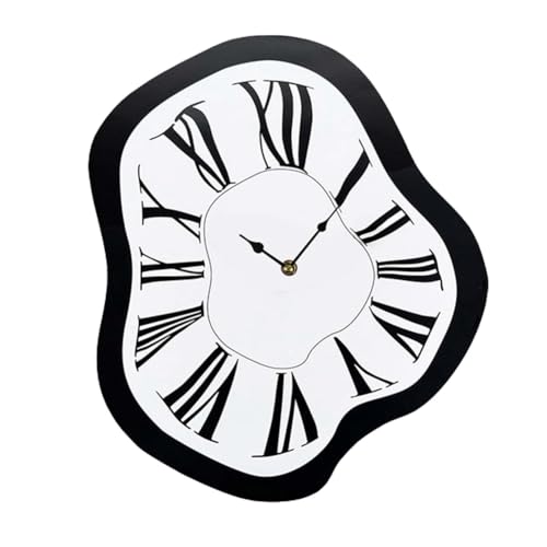 Eieenotee Dalis Gedrehte Uhr, Wanduhr im INS-Stil, Geräuschlose Wanduhr, Einfache Uhr Zur Dekoration des Wohnzimmers Eieenotee Dalis Gedrehte Uhr, Wanduhr im INS-Stil, Geräuschlose Wanduhr, Einfache Uhr Zur Dekoration des Wohnzimmers von Eieenotee