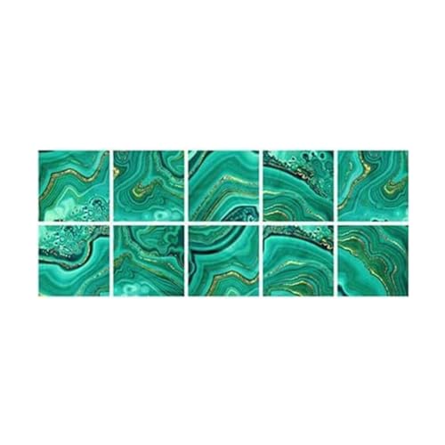 Eieenotee Dekorative Selbstklebende Fliesenaufkleber Aus Marmor für Badezimmer- und Küchenfliesenaufkleber, wasserdichte Selbstklebende Dekoration D S Eieenotee Dekorative Selbstklebende Fliesenaufkleber Aus Marmor für Badezimmer- und Küchenfliesenaufkleber, wasserdichte Selbstklebende Dekoration D S von Eieenotee