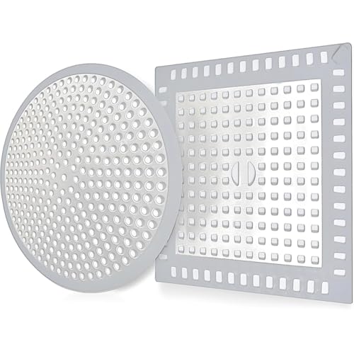 Eieenotee Der Haarfänger für die Dusche Abtropfen Lassen, Beinhaltet Abflussabdeckung/Filter Sowie Badezimmer-/Küchenspülbecken (2PC) von Eieenotee