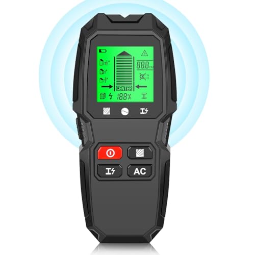 Eieenotee Digitaler Wand-Metalldetektor 7 in 1 Handheld Wandbolzen AC Draht Kabelfinder Wandscanner von Eieenotee