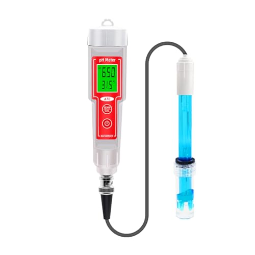 Eieenotee Digitales 2-In-1-PH-Temperatur-Wasserqualitätstester mit Hintergrundbeleuchtung, Hydrokultur-PH-Meter für Schwimmbad-Aquariummessung Eieenotee Digitales 2-In-1-PH-Temperatur-Wasserqualitätstester mit Hintergrundbeleuchtung, Hydrokultur-PH-Meter für Schwimmbad-Aquariummessung von Eieenotee