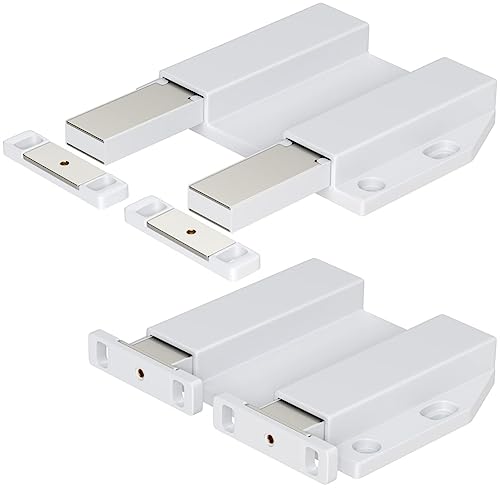 Eieenotee Doppelte Push-To-Open-SchnäPper für SchranktüRen, Robust, 2 StüCk, Magnetisch, Push-To-Open-TüRriegel, Touch-VerschlüSse für KüChentüRen Eieenotee Doppelte Push-To-Open-SchnäPper für SchranktüRen, Robust, 2 StüCk, Magnetisch, Push-To-Open-TüRriegel, Touch-VerschlüSse für KüChentüRen von Eieenotee