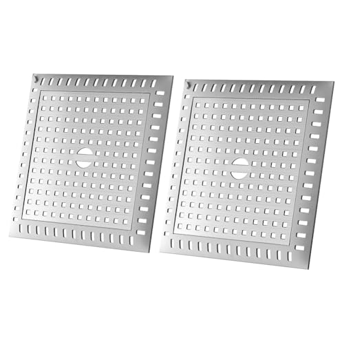 Eieenotee Duschabfluss Haarfänger Badewanne Abflusssieg für Abflüsse und Badezimmerböden 2 Pack Badezimmer Flachsiebs Stopper 2pcs von Eieenotee