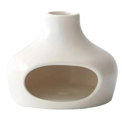 Eieenotee Eleganter Keramikbrenner mit Kamin - Perfekt für Meditation, Yoga und Aromatherapie - -Geschenk Eieenotee Eleganter Keramikbrenner mit Kamin - Perfekt für Meditation, Yoga und Aromatherapie - -Geschenk von Eieenotee