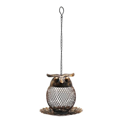 Eieenotee Eulen-Futterspender zum Aufh?ngen Aus, Wildvogel-Futterspender f¨¹r Papageien, Sittiche, Ersatzteile, Zubeh?r, Hinterhof, Garten, Dekoration, Geschenke von Eieenotee