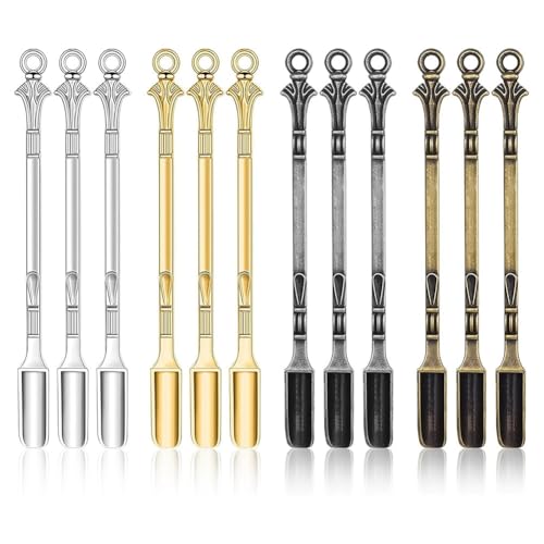 Eieenotee F¨¹r DIY-Schmuckfabrik-Mini- 12 PCs in 4 Farben, Small Spoon Mini f¨¹r Zuhause, K¨¹che, Restaurantanwendungen von Eieenotee