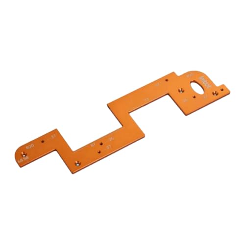 Eieenotee Form für Schrankgriffe, Schlitzform, Rillenform Aus Aluminiumlegierung, Anwendbar für Schrank- und Küchengriffe, Runde Bogenrillwerkzeuge von Eieenotee