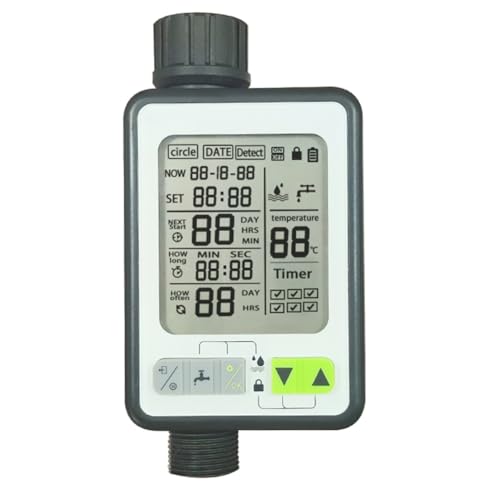 Eieenotee Gartenbewässerungstimer Automatisches Bewässerungsgerät Gartenbalkon-Bewässerungsgerät Neuer Intelligenter Controller für Bewässerungssysteme Eieenotee Gartenbewässerungstimer Automatisches Bewässerungsgerät Gartenbalkon-Bewässerungsgerät Neuer Intelligenter Controller für Bewässerungssysteme von Eieenotee